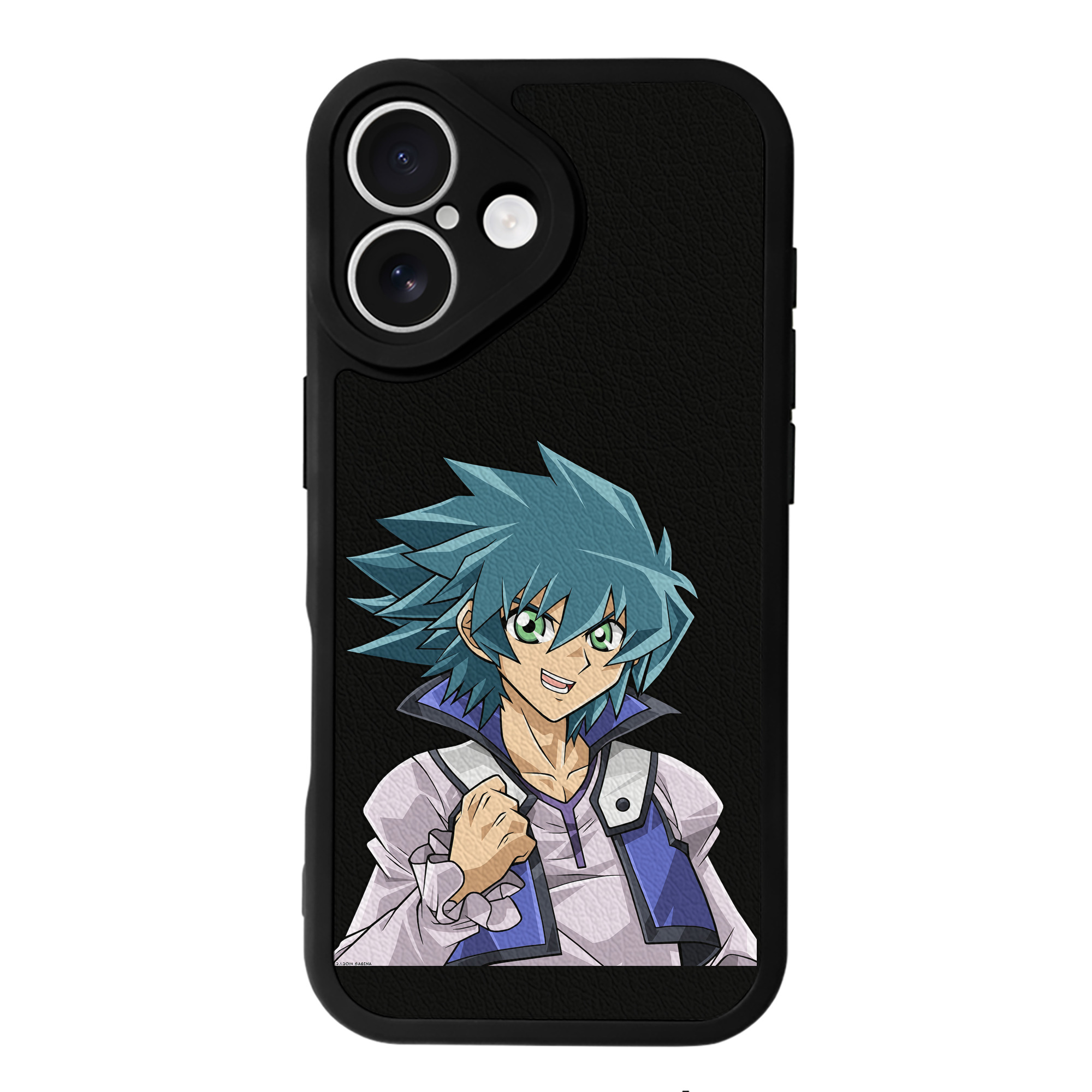 （画像用） 遊☆戯☆王 Yu-Gi-Oh! 【iPhone 16シリーズ対応】シリコンスマホケース（レザー調） 材質：シリコン